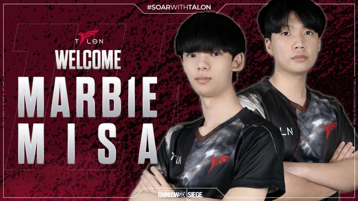 Talon Esports welcomes Marb1e and Misa