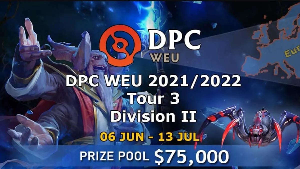 DPC 2021/2022 TOUR 3 WEU Division 2 matches will start in an hour!