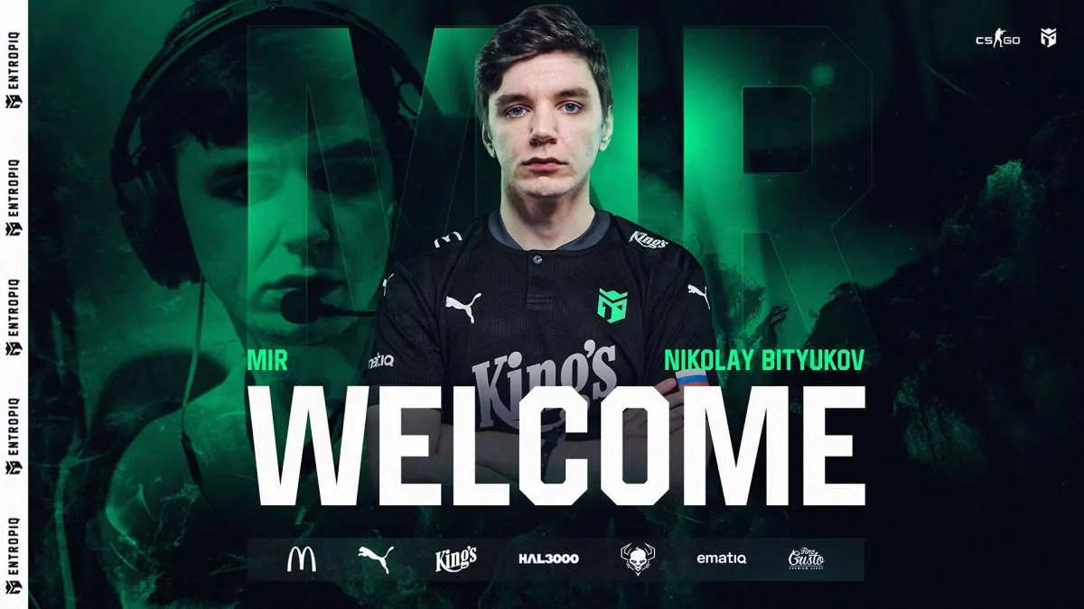 Official: mir joins Entropiq