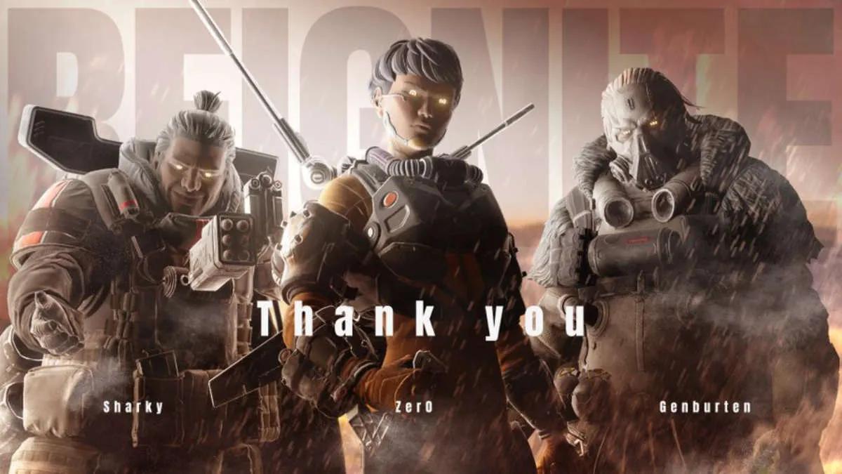 Reignite part ways with Apex Legends roster