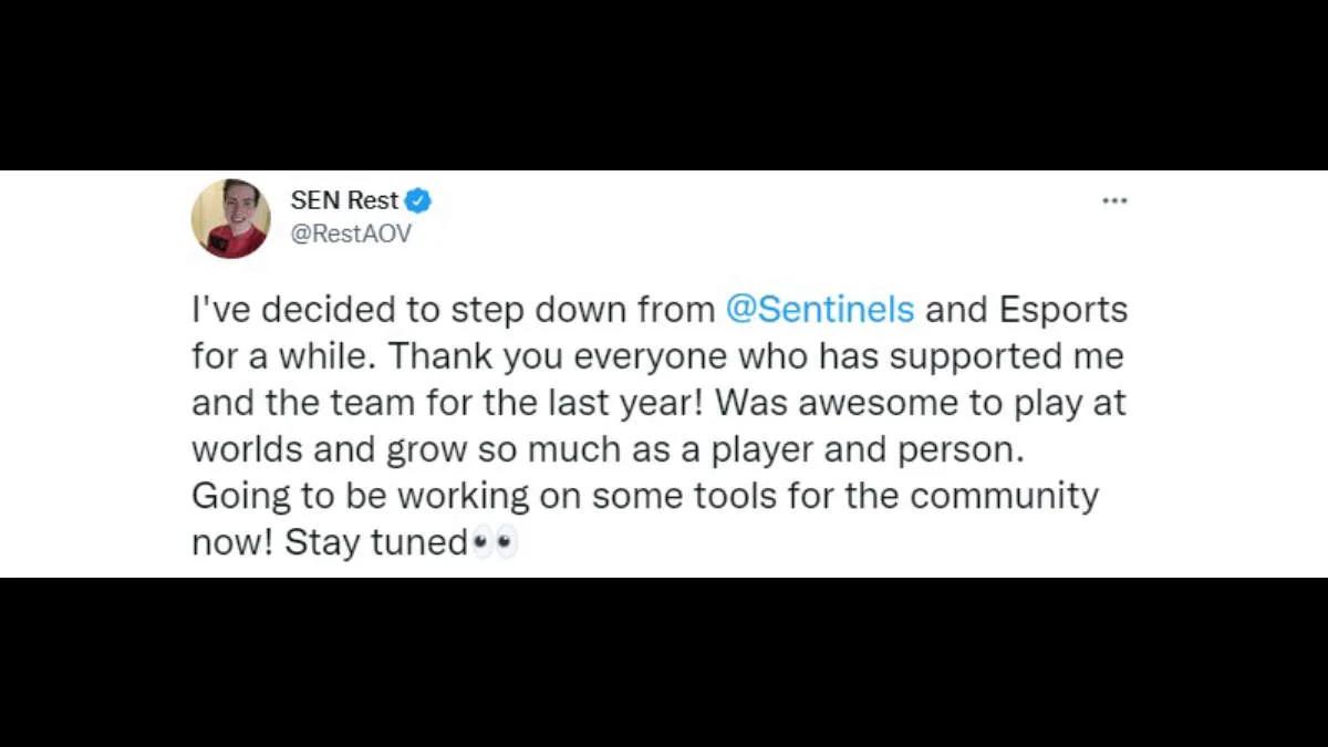 Rest retires from Wild Rift