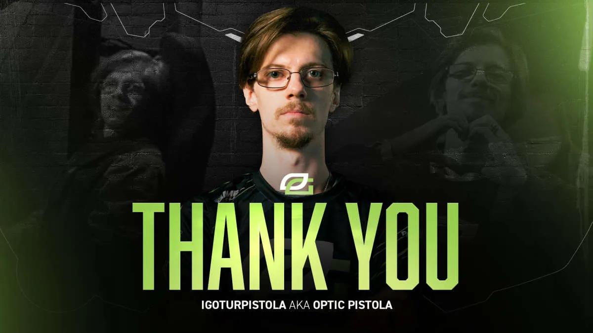 iGotUrPistola released from contract with OpTic Gaming