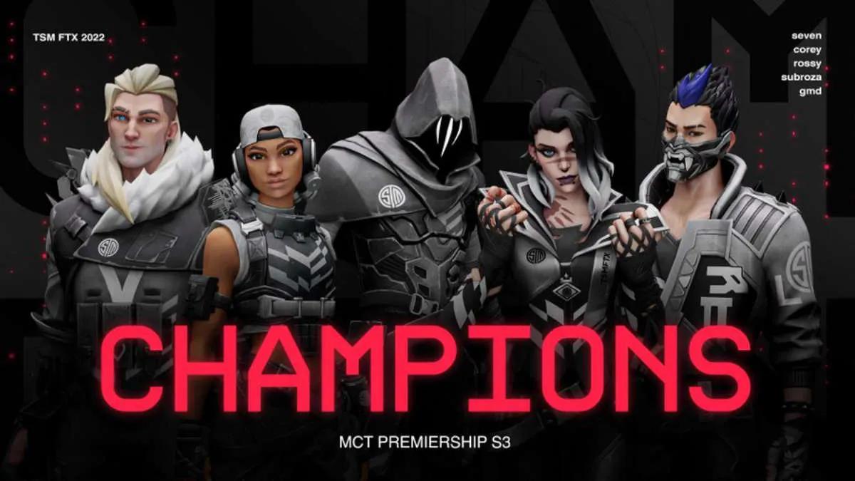 TSM wins MCT - MEL Valorant Premiership - Season 3 Playoffs