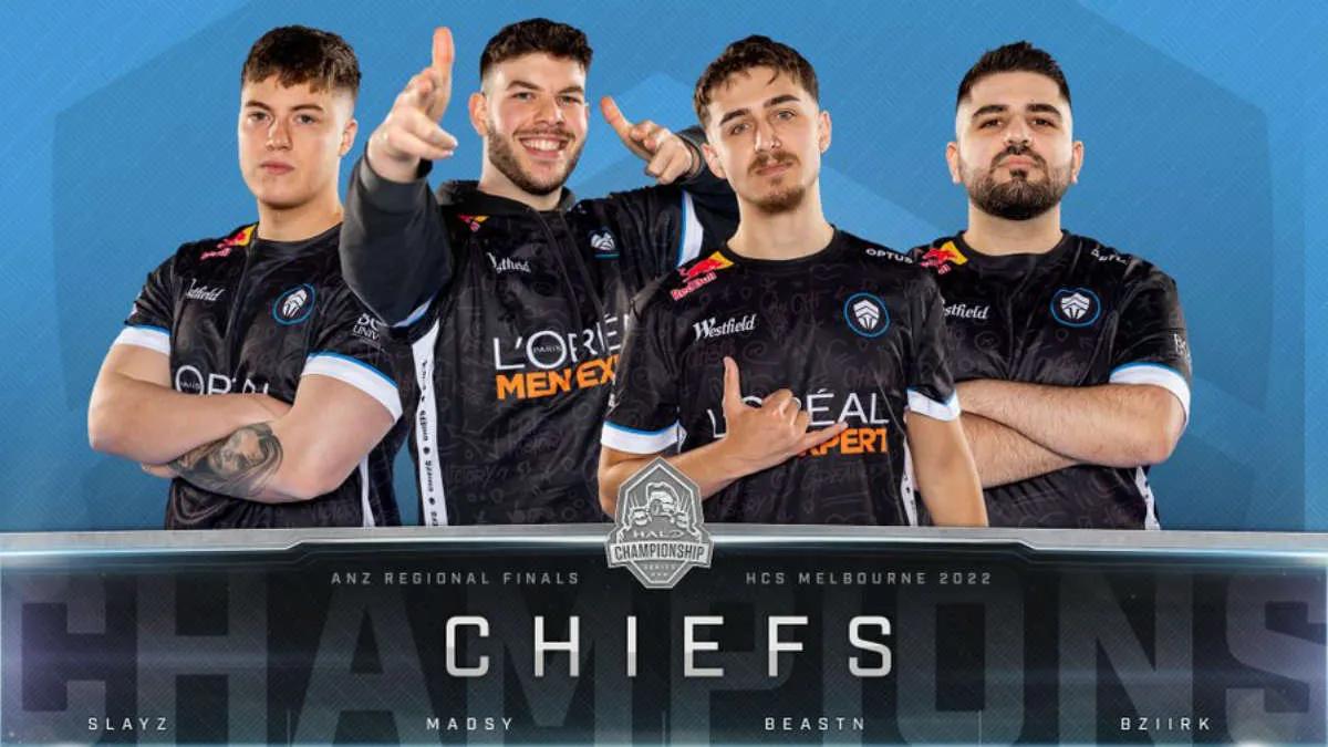 Chiefs Esports Club became the champion of Halo Championship Series 2022: Oceania Regional Championship