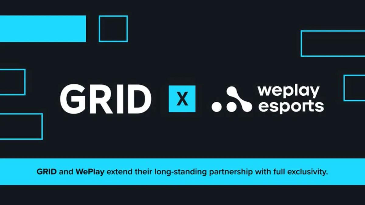 GRID renews partnership with WePlay Esports