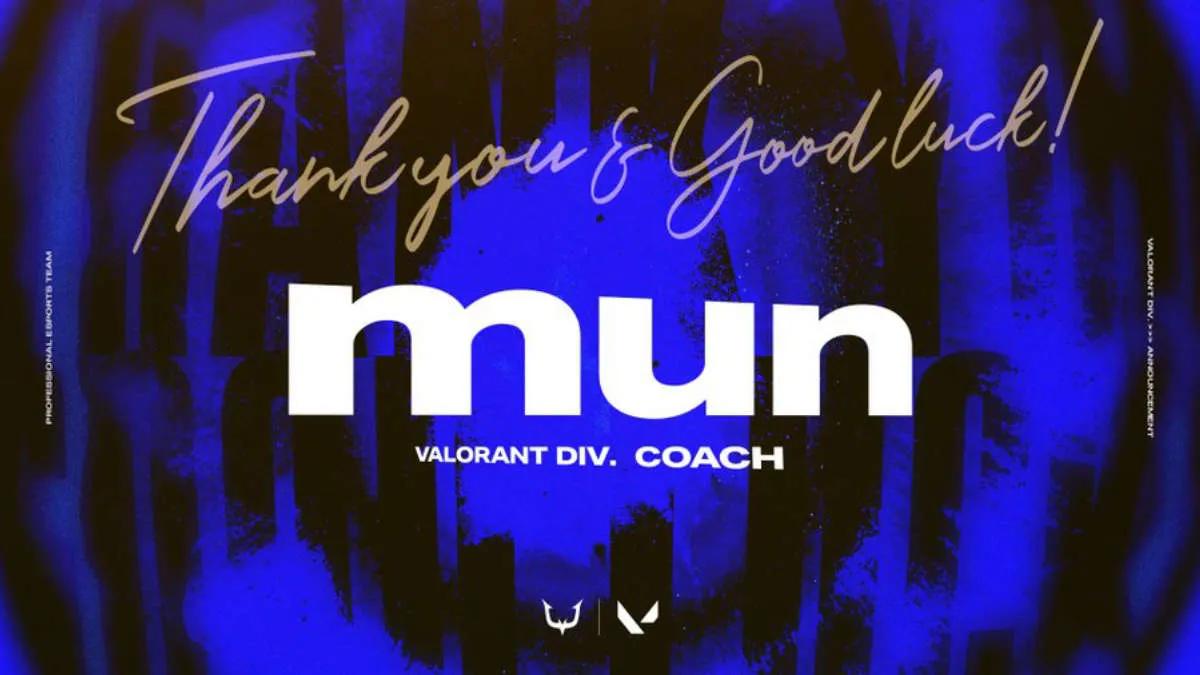 mun leaves REJECT coaching chair