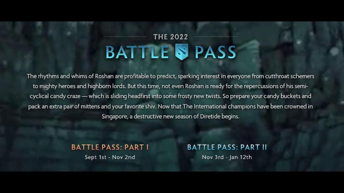 Dota 2 released the second part of the Battle Pass