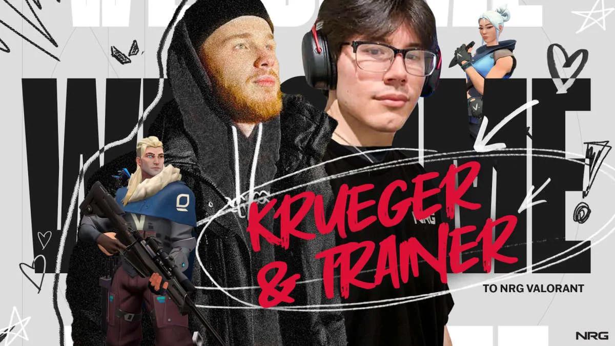 trainer and krueger join NRG coaching staff