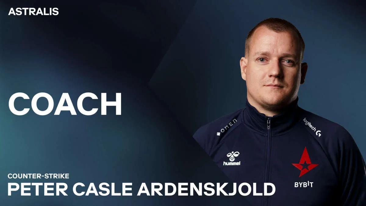 casle will remain the head coach of Astralis