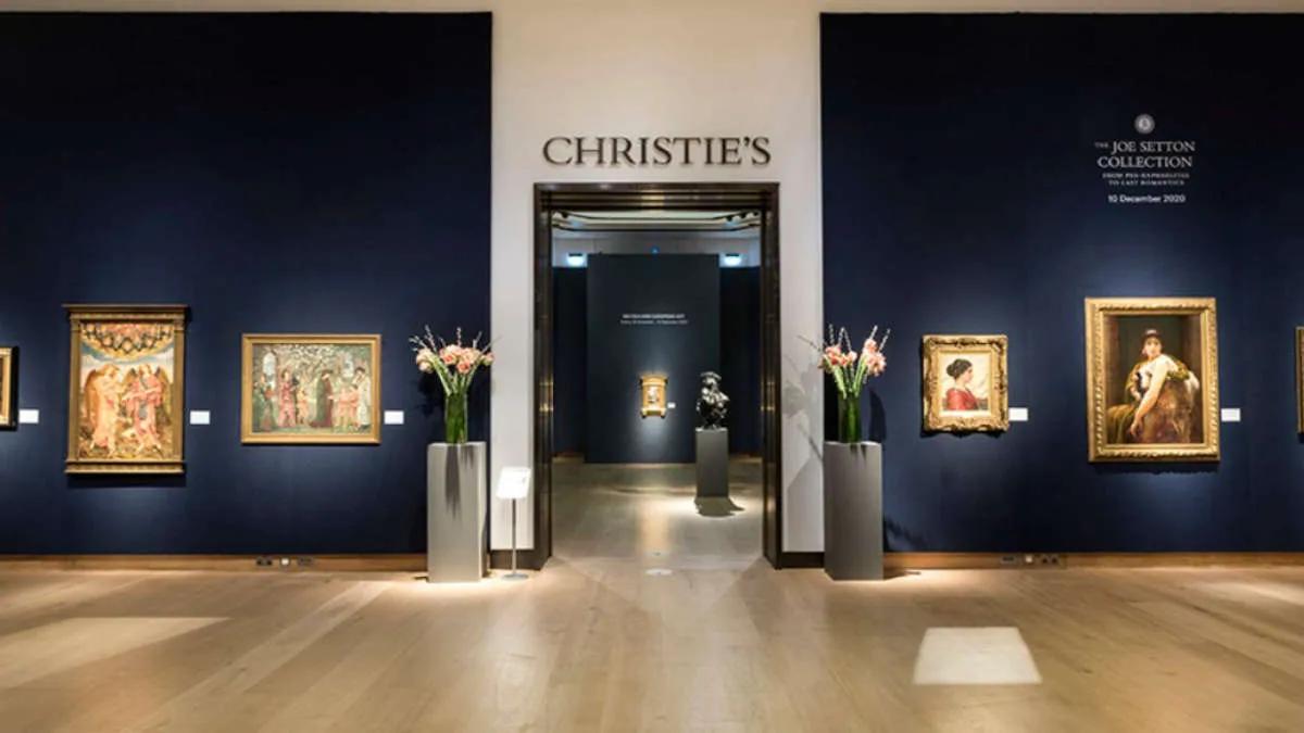 Auction house Christie's in 2022 showed a drop in sales by 96%