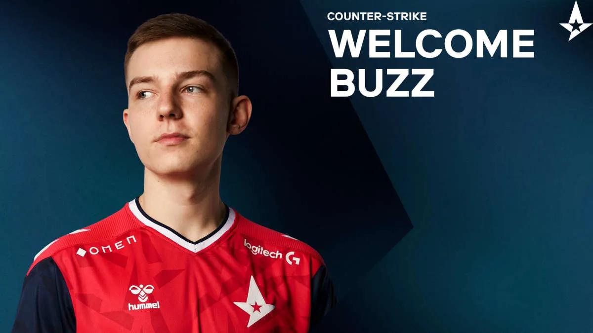 Buzz has officially joined Astralis