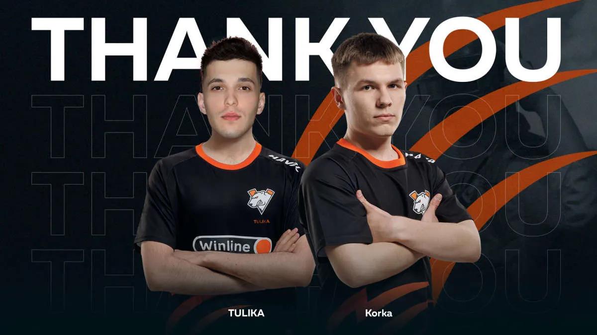 TULIKA and Korka left Virtus.pro PUBG Mobile roster