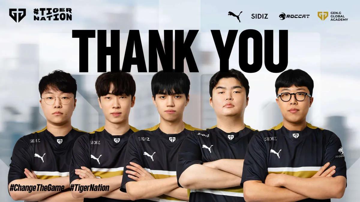 Gen.G Esports parts ways with PUBG roster