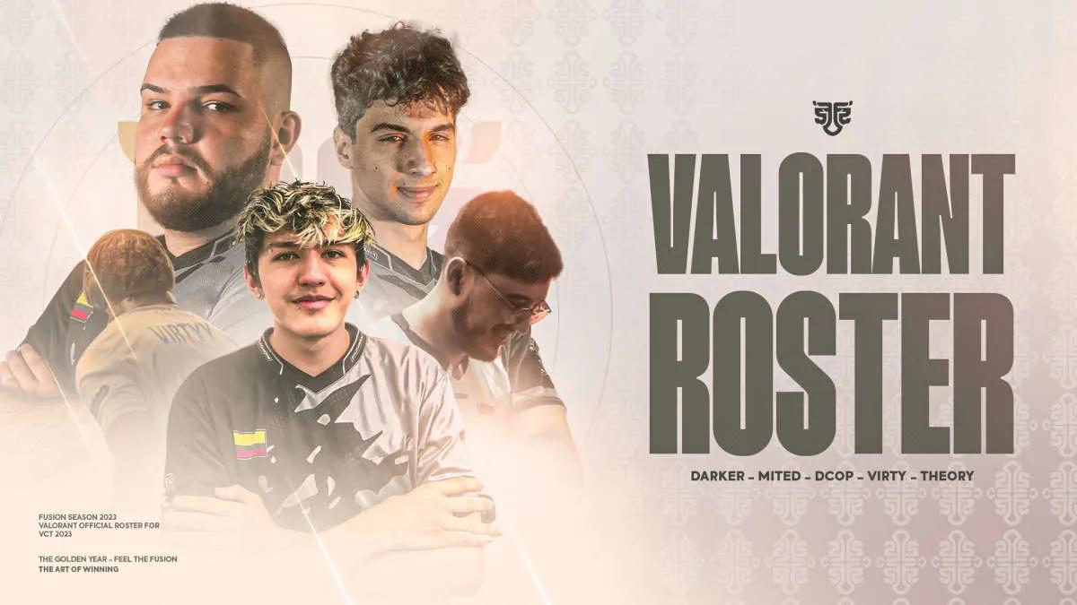 FUSION presented the updated VALORANT roster