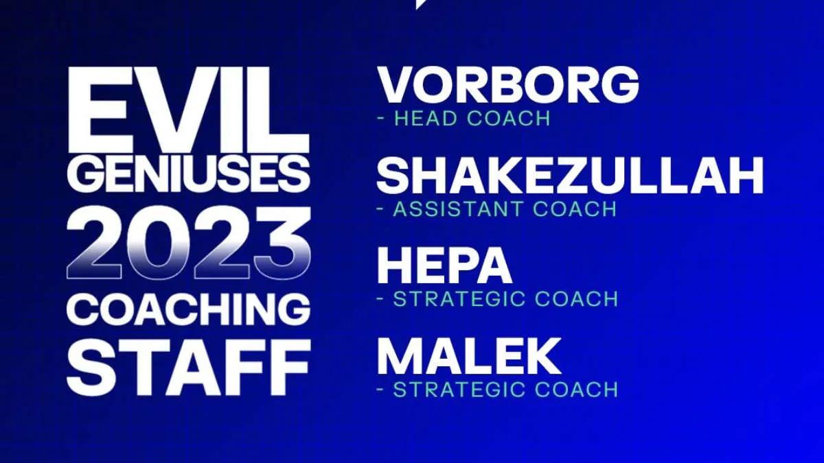 Shakezullah joined the Evil Geniuses coaching staff