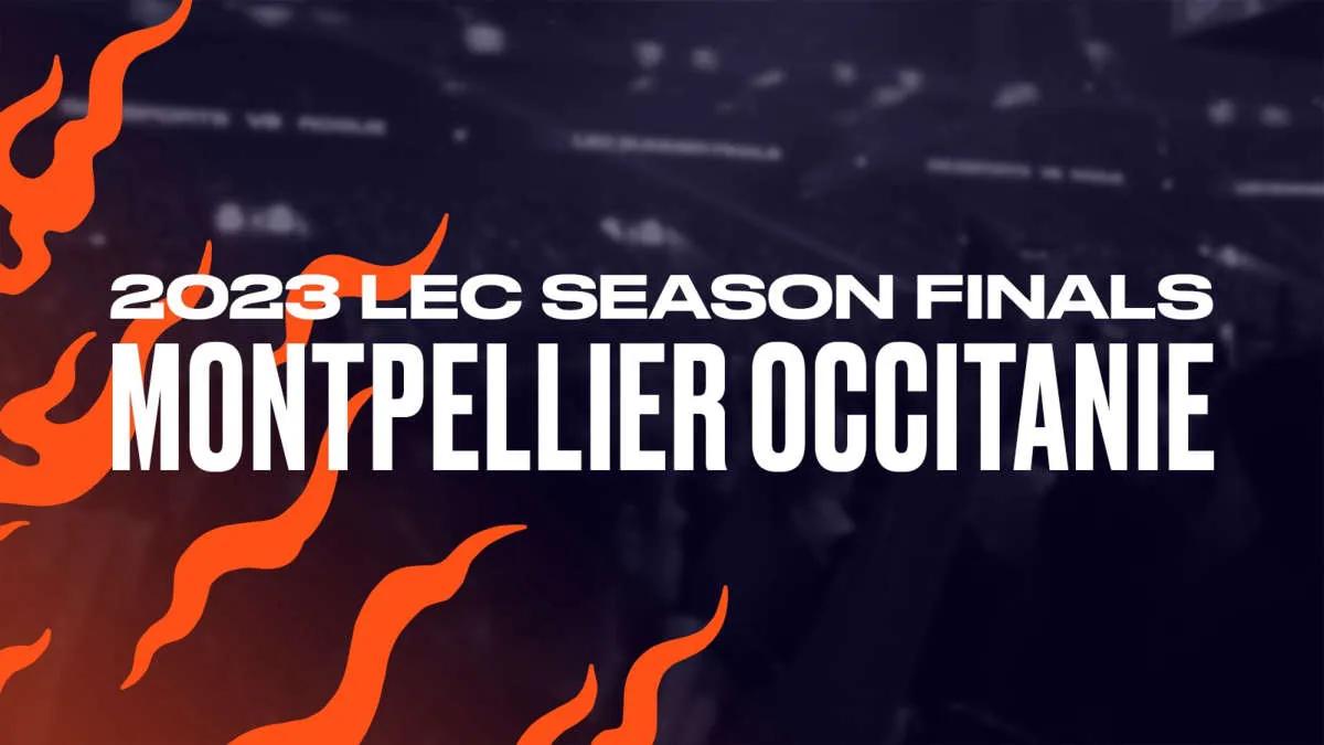 LEC Finals 2023 will be held in Montpellier