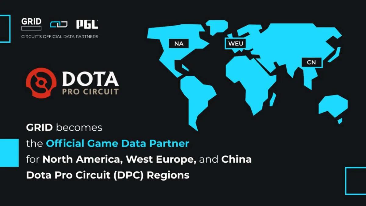 GRID Esports expands partnership with DPC series in North America, Western Europe and China