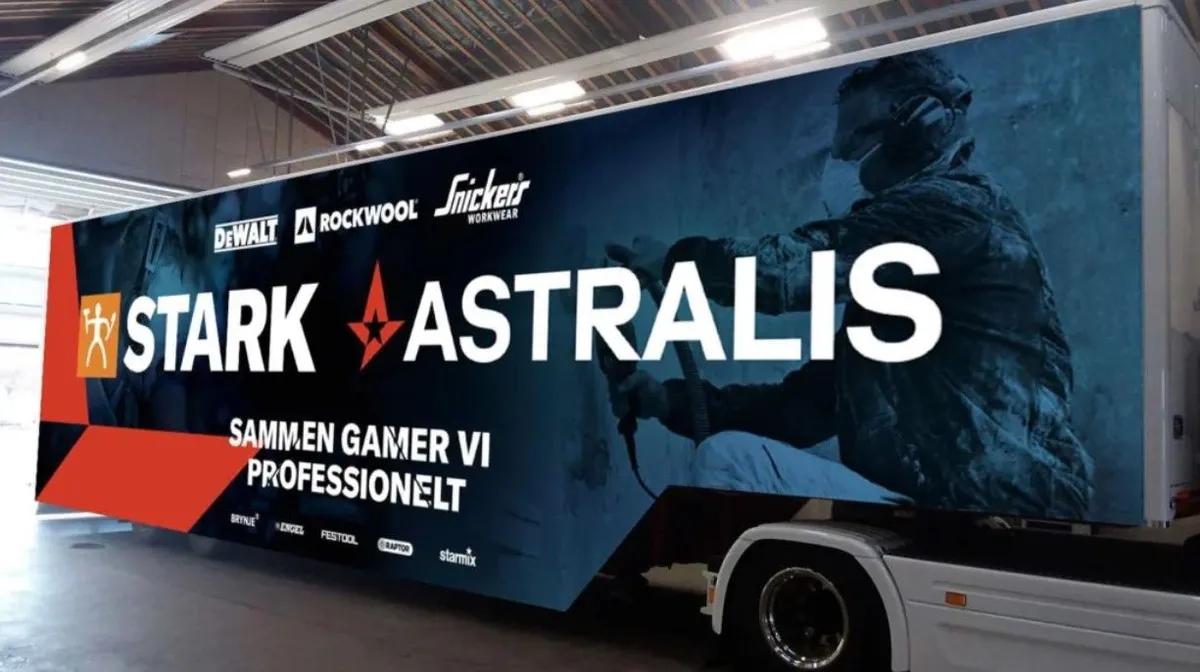 The Astralis team has announced a partnership with the Danish retail network of stores, STARK