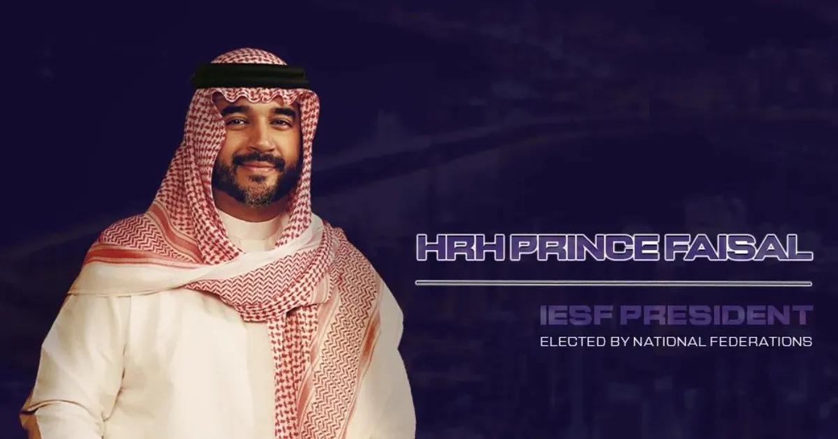 The Saudi Arabian prince has taken the position of president at the International Esports Federation