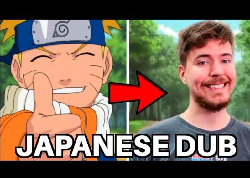 Відео MrBeast тепер дублює актор, що озвучує Наруто