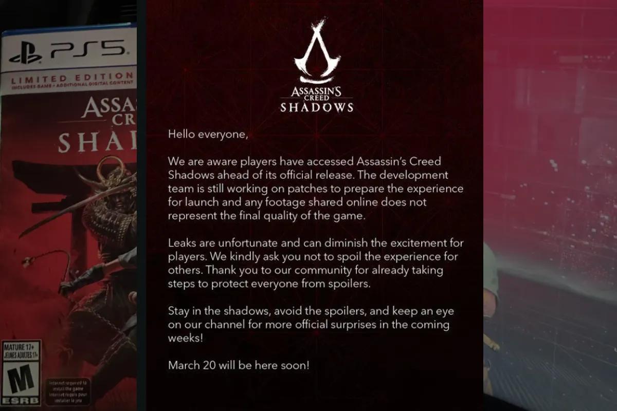 Ubisoft відповідає на витік інформації про Assassin’s Creed Shadows на місяць раніше
