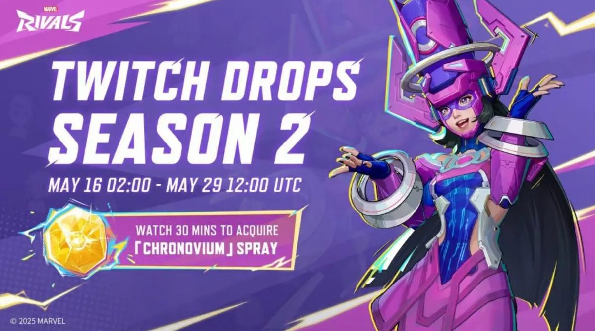 Як розблокувати Twitch Drops Marvel Rivals 2 сезон