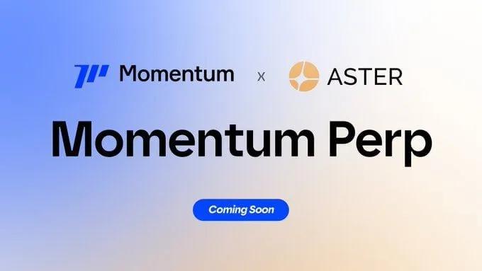 Momentum запускає Perp-DEX на SUI у співпраці з Aster