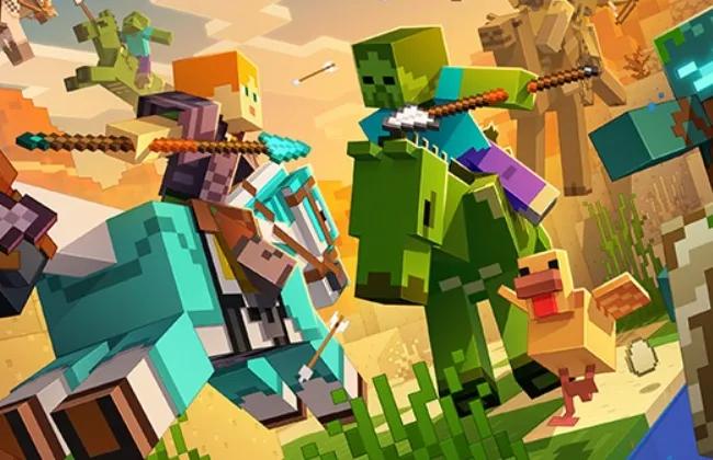 Вийшло оновлення Minecraft Mounts Of Mayhem з новими мобами та зброєю
