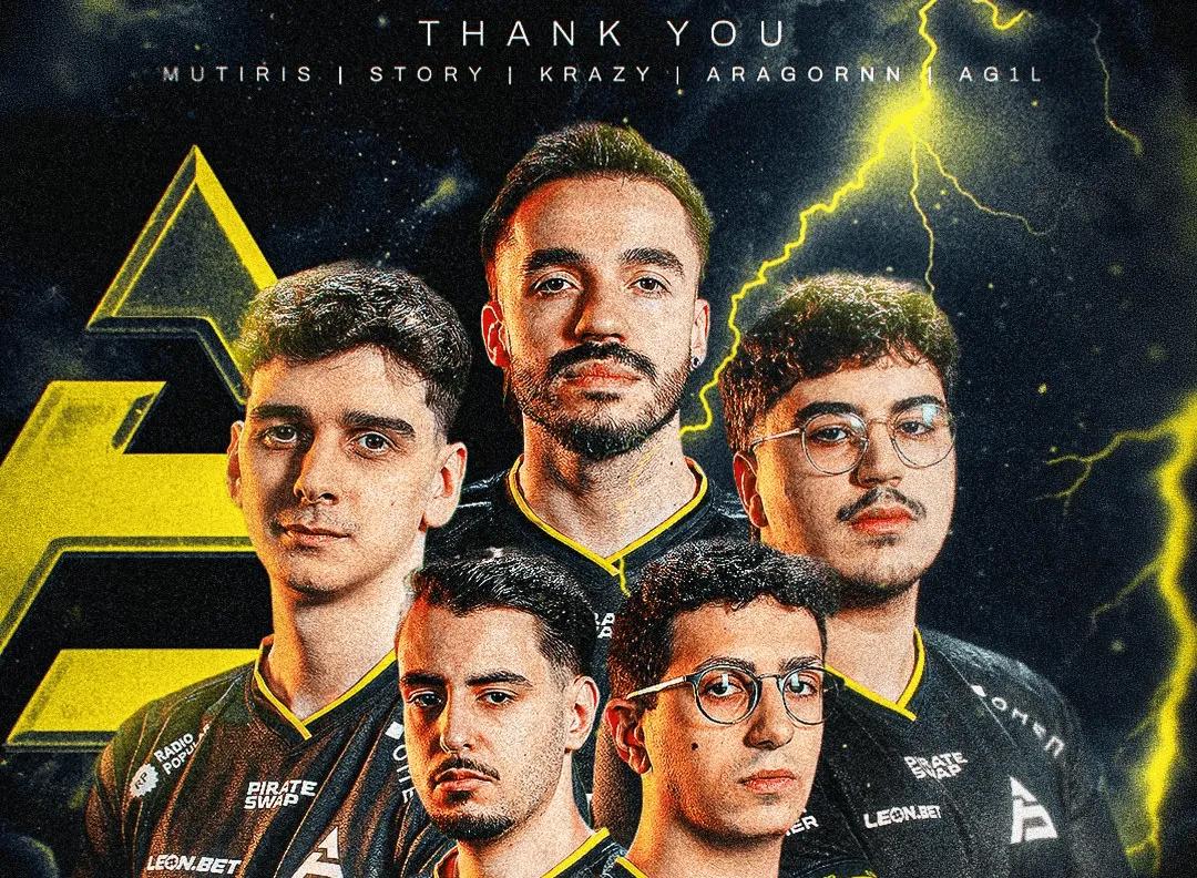 SAW продають свій склад по CS2: MUTiRiS, aragornN і krazy приєдналися до BC.Game Esports