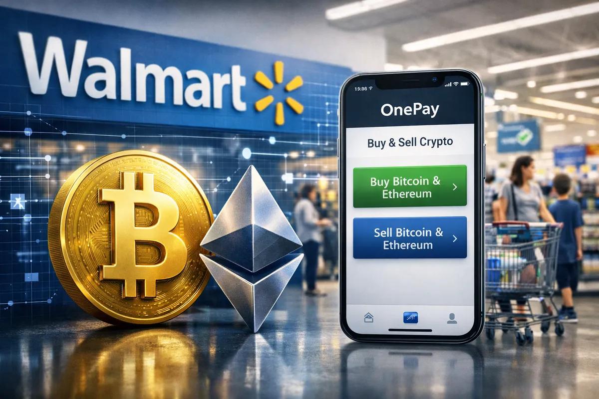 Walmart запустив торгівлю Bitcoin та Ethereum через додаток OnePay: Крок до масового впровадження криптовалют