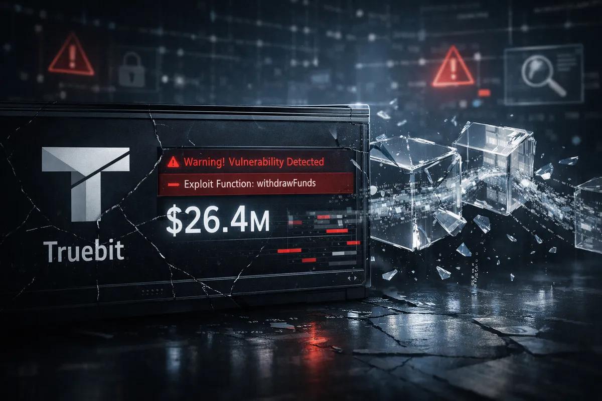 Перший великий злом 2026 року: протокол Truebit втратив $26,4 млн через вразливість смарт-контрактів