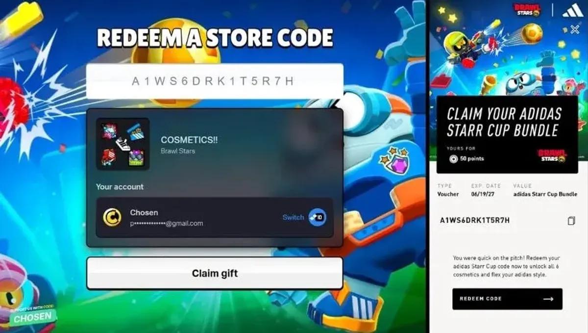Brawl Stars роздає безкоштовну косметику Adidas під час Чемпіонату світу з футболу 2026 року