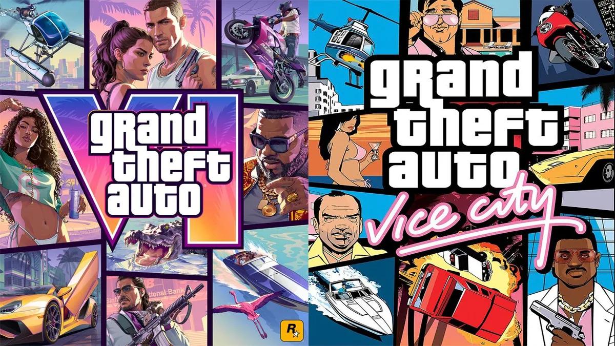 Фанати помічають схожість між обкладинками GTA 6 та GTA: Vice City
