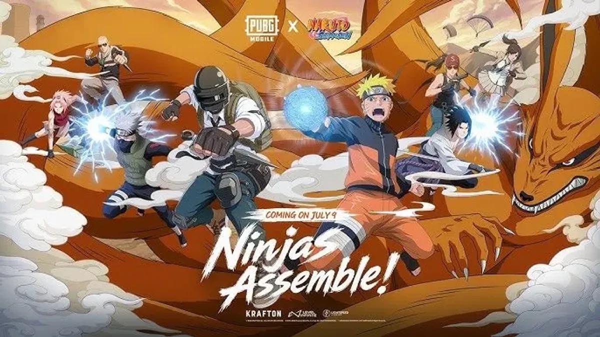 PUBG Mobile представляє 9 скінів персонажів Naruto Shippuden