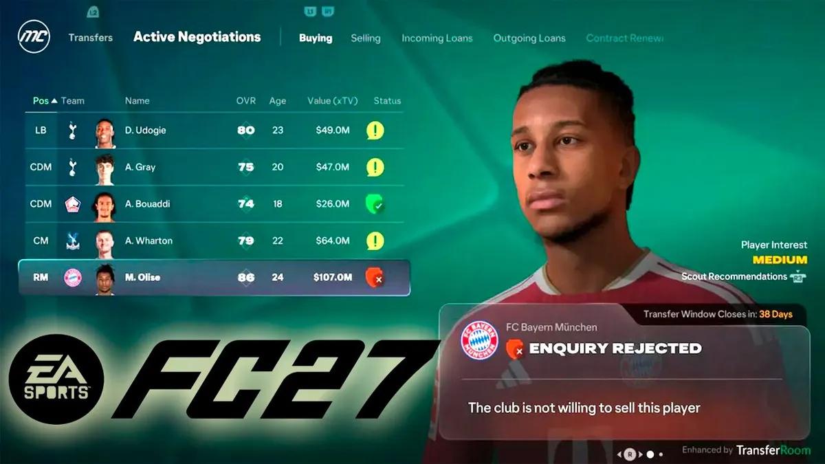 Electronic Arts розкрила нові деталі та покращення в режимі кар'єри EA Sports FC 27