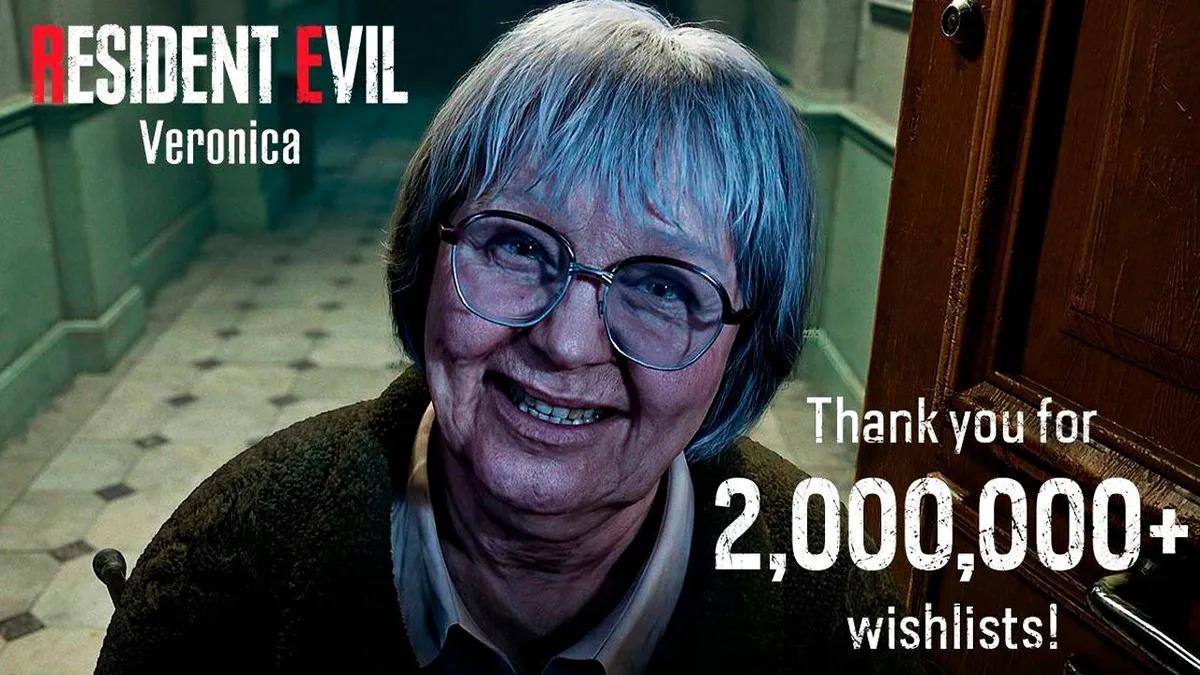 Capcom повідомила, що Resident Evil: Veronica додали до списку бажаного 2 мільйони разів