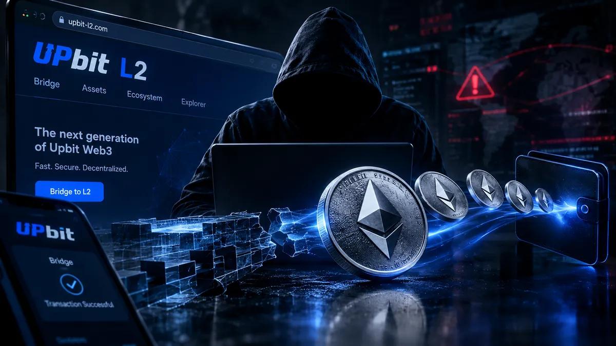Шахраї створили підроблений Upbit L2 та вкрали 2 мільйони доларів у ETH