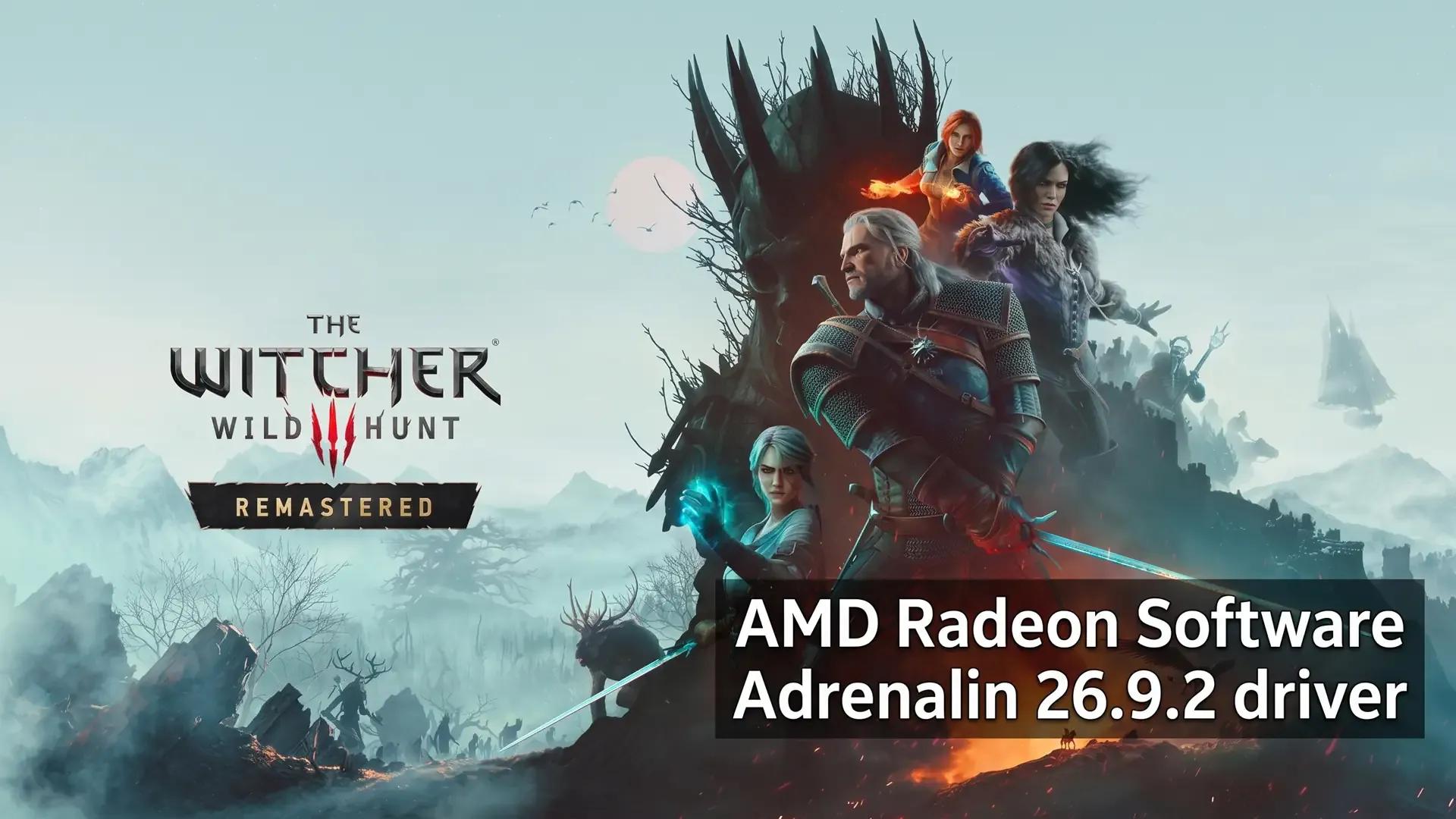 AMD випускає драйвер для ремастерингу The Witcher 3 після проблем з Radeon