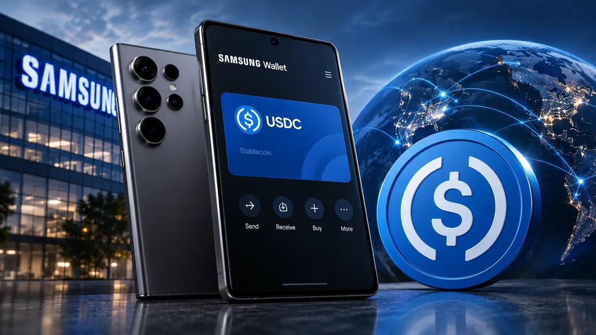 Samsung встановлює USDC на 82 мільйони смартфонів Galaxy