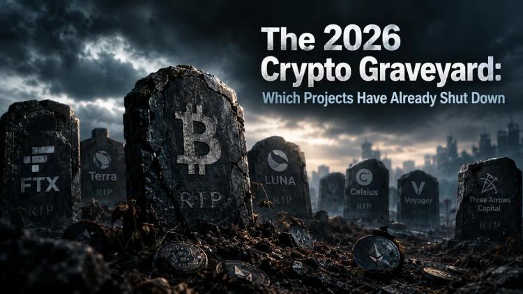 Крипто-кладовище 2026 року: які проекти вже закрилися