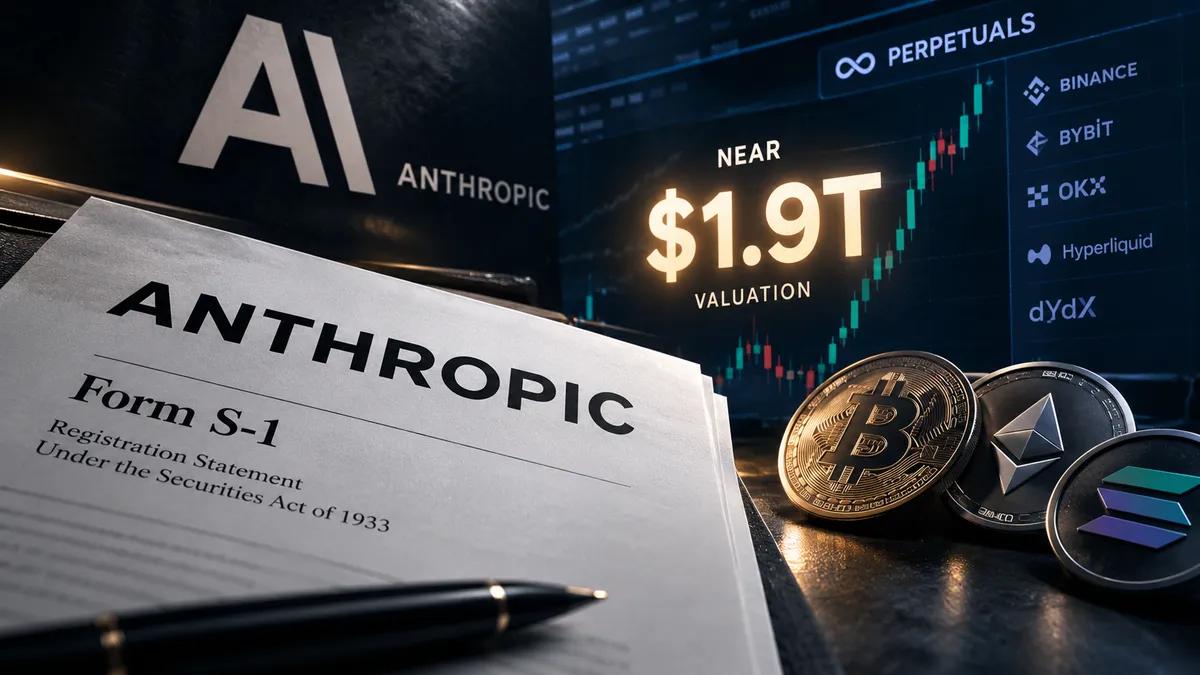 Anthropic подає заяву про порушення S-1, а криптовалютні злочинці вже оцінили її майже в 1,9 трильйона доларів.