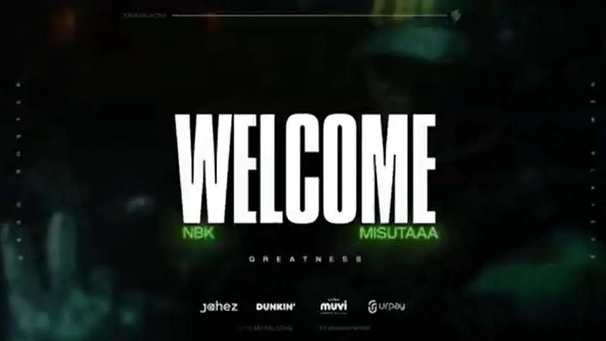 Team Falcons introduced NBK- and misutaaa as members of their CS:GO roster