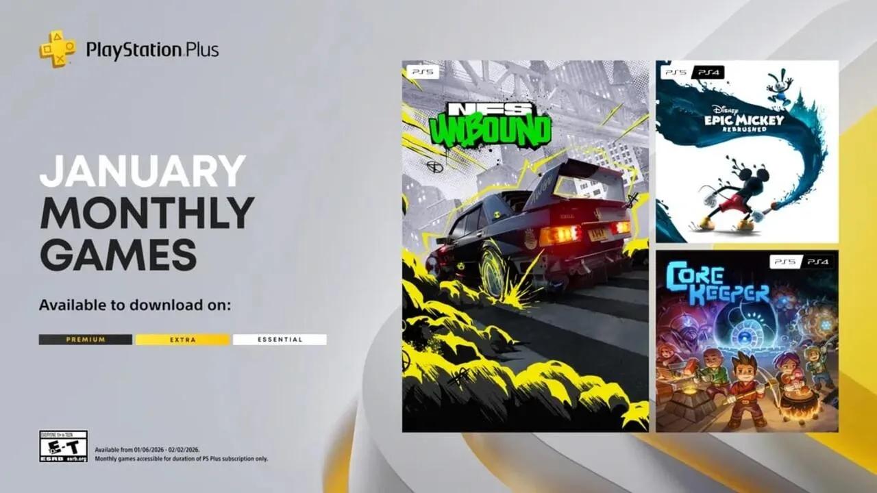Ігри PlayStation Plus за січень 2026 року