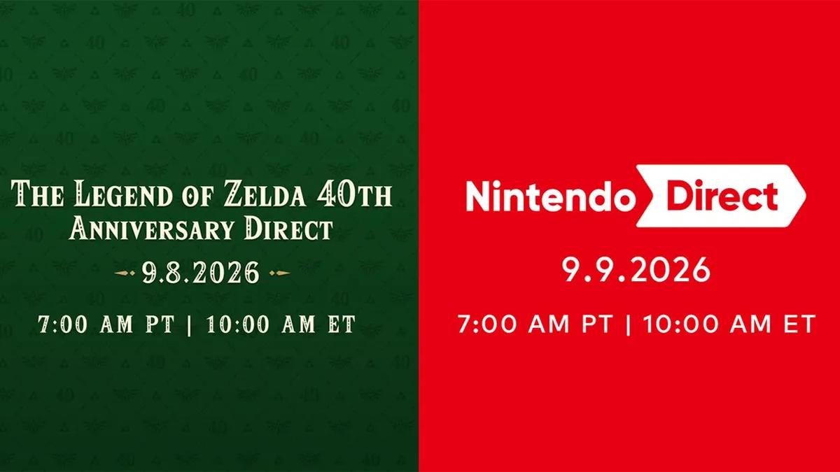 Nintendo анонсувала проведення двох презентацій Nintendo Direct, запланованих на наступний тиждень