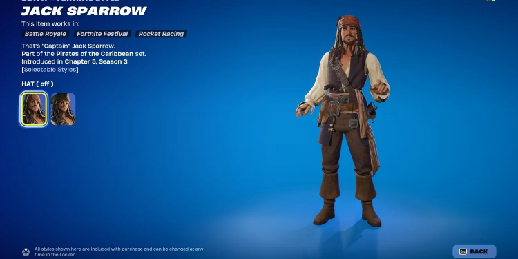 Ranking the New Pirates of the Caribbean Skins in Fortnite 5