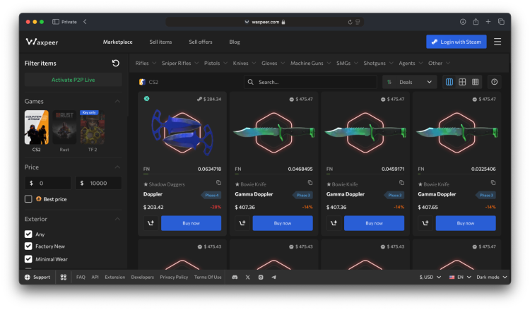 How to Buy and Sell CS2 (CS:GO) Skins for Cryptocurrency 1