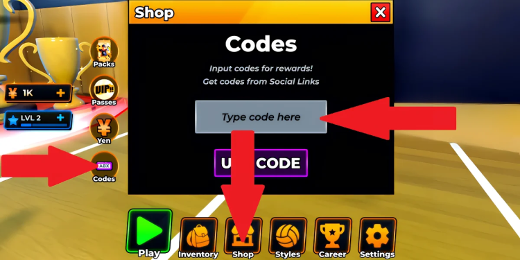 Roblox Haikyuu Legends Codes березень 2025 2