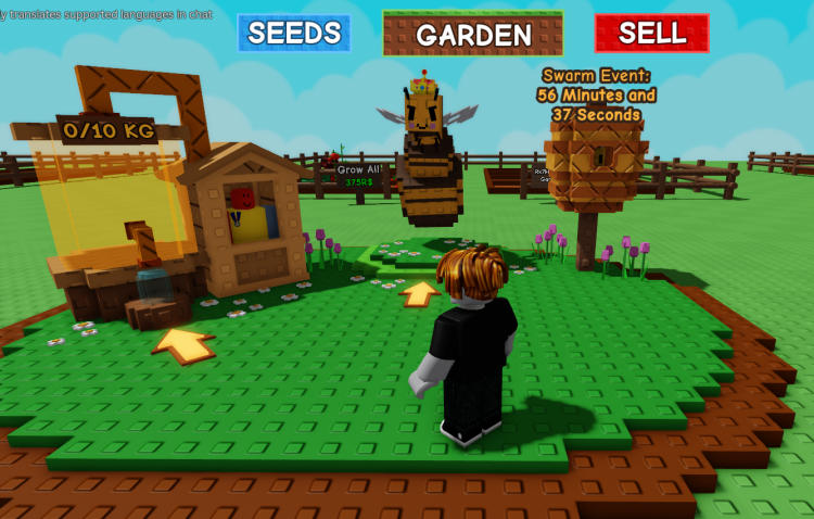 11 мільйонів гравців, оскільки оновлення Bee Swarms: The Grow a Garden охопило Roblox 2