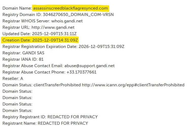 Assassin’s Creed Black Flag Resynced Domain Has Been Found 1