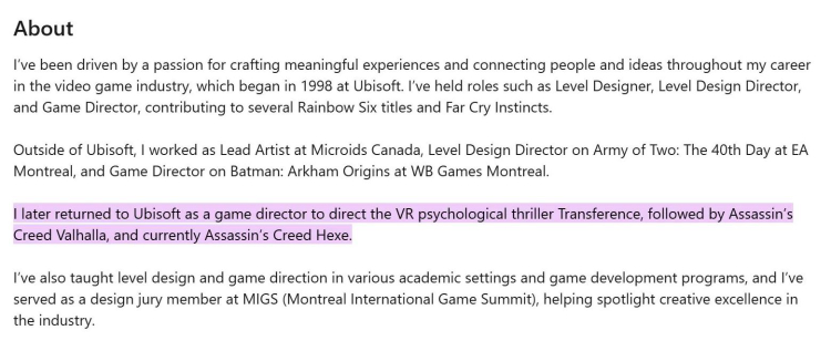 Batman: Arkham Origins Director Is Working on an Assassin’s Creed Hexe 1